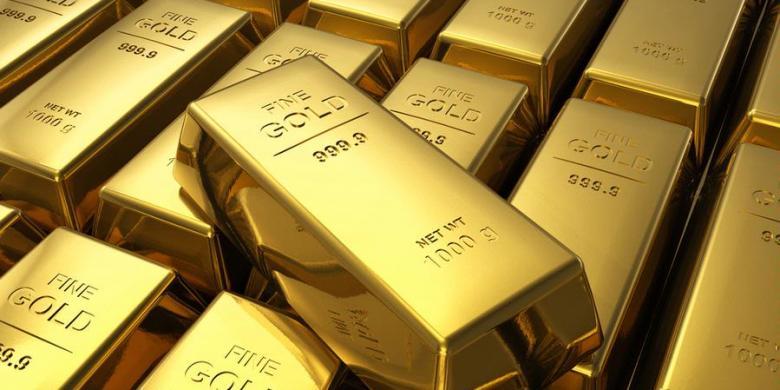 Data ekonomi AS lemah, harga emas menguat