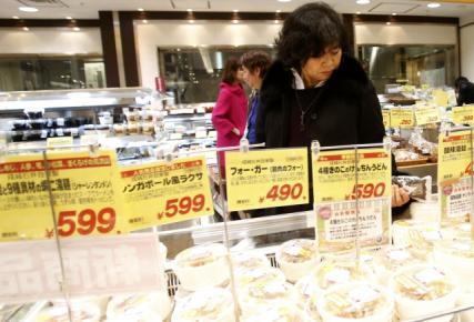 Japan's core consumer prices index