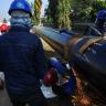 Pemasangan pipa Pertamina gas