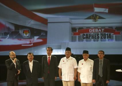 Debat Capres Prabowo dan Jokowi