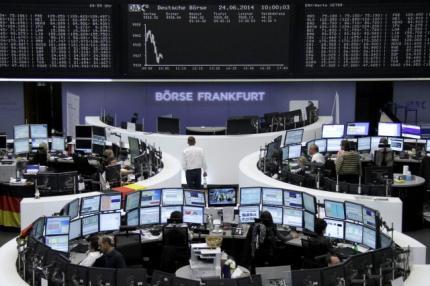 Strong Earnings Lift Europe shares; Euro Falls on PMIs