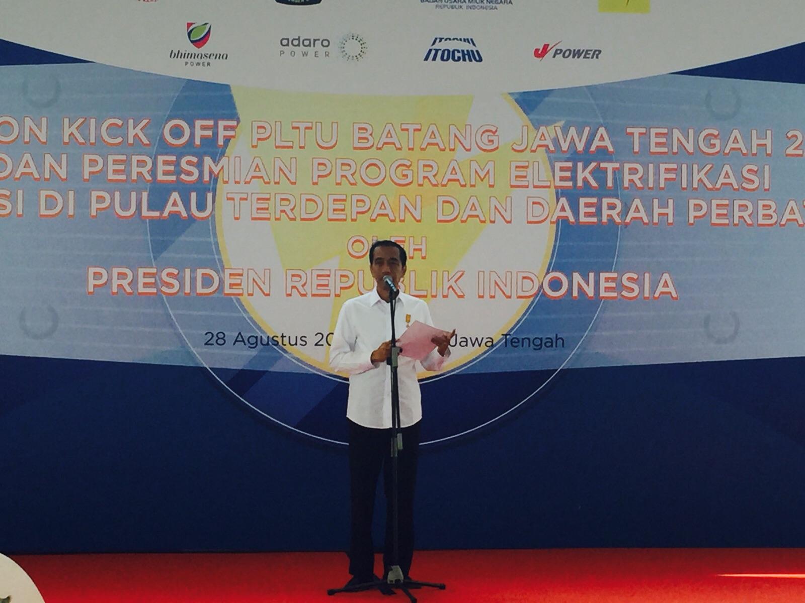 PLTU Batang Diresmikan Jokowi, Saham ADRO Loncat 7,6%