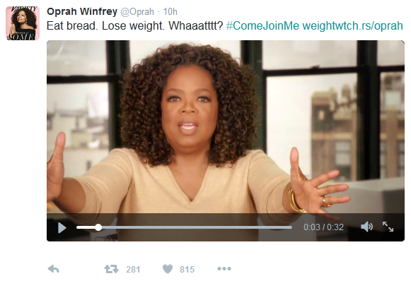 Dalam Satu Jam, Cuitan Oprah Winfrey di Twitter Hasilkan Rp166 miliar