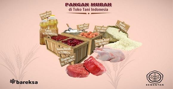 INFOGRAFIK: Ribuan Toko Tani Indonesia Jual Pangan 10-40% Lebih Murah