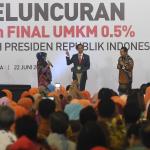 Jokowi Resmikan Pemangkasan PPh Final UMKM Jadi 0,5 Persen