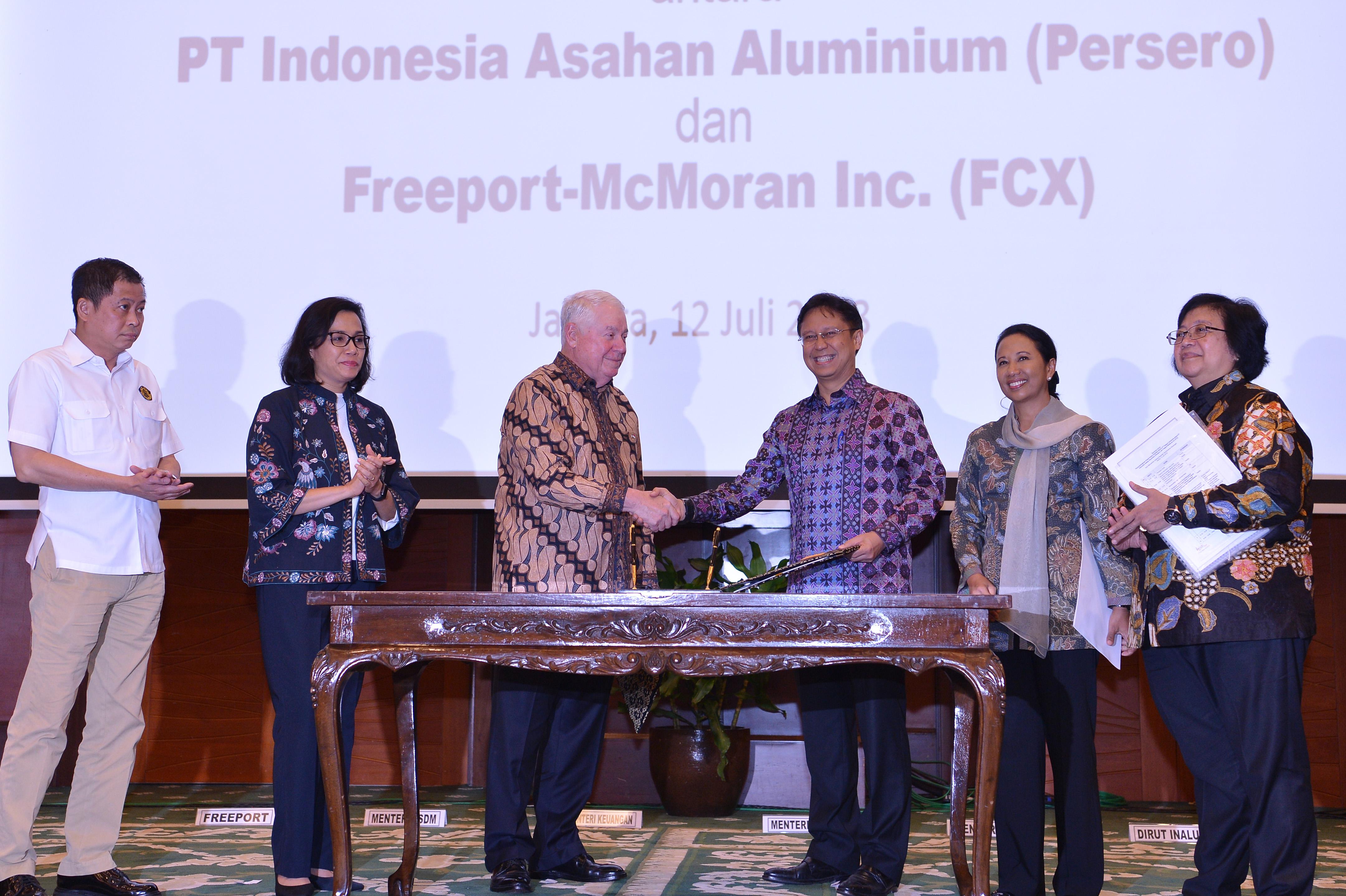 Freeport Indonesia Segera Dikuasai Inalum, Saham ANTM Terbang Namun FCX Longsor