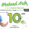 Promo SBR006 Weekend, Total Cashback Tunai Rp10 Juta di Bareksa
